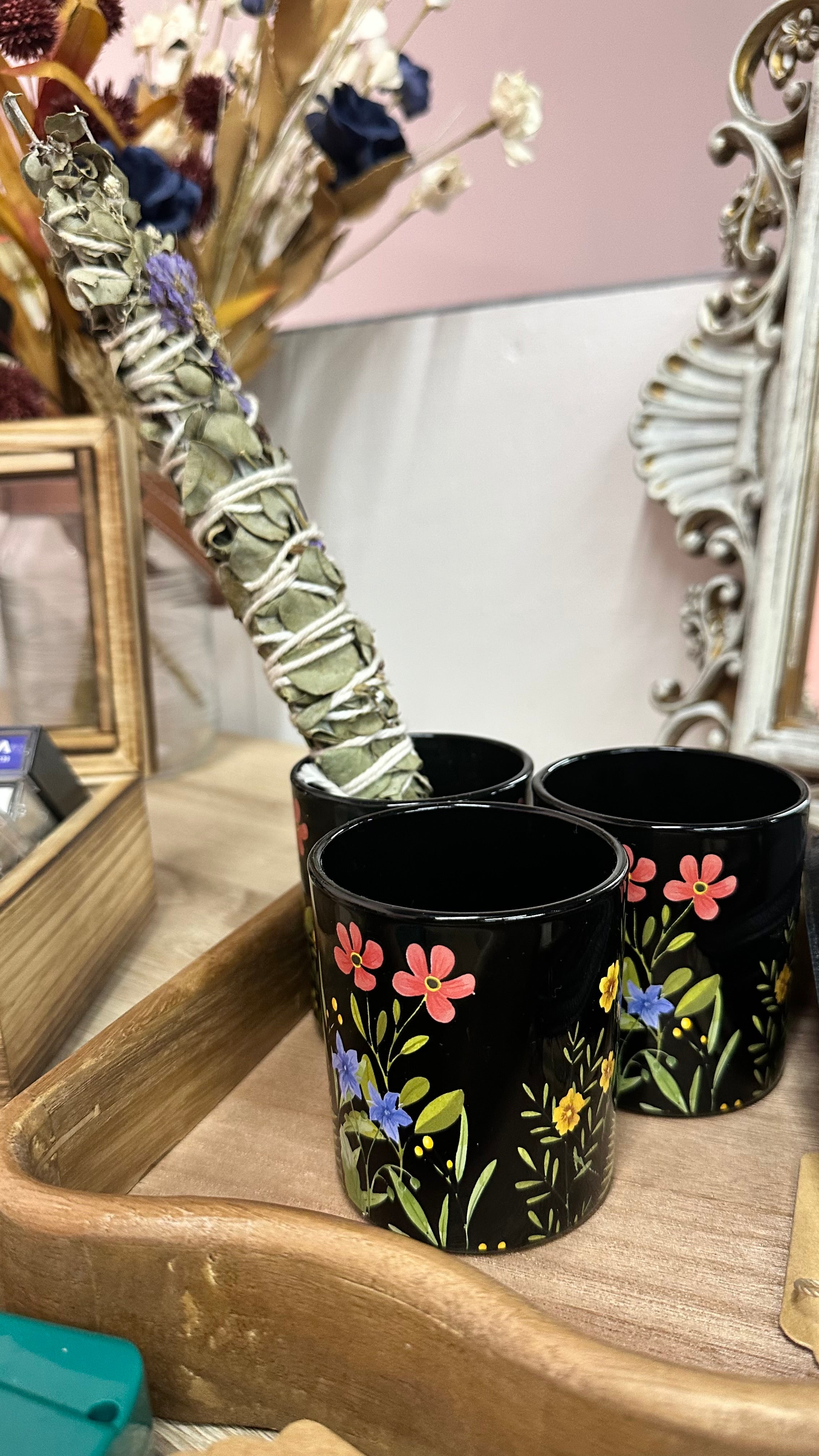 Wildflower Candle Cups