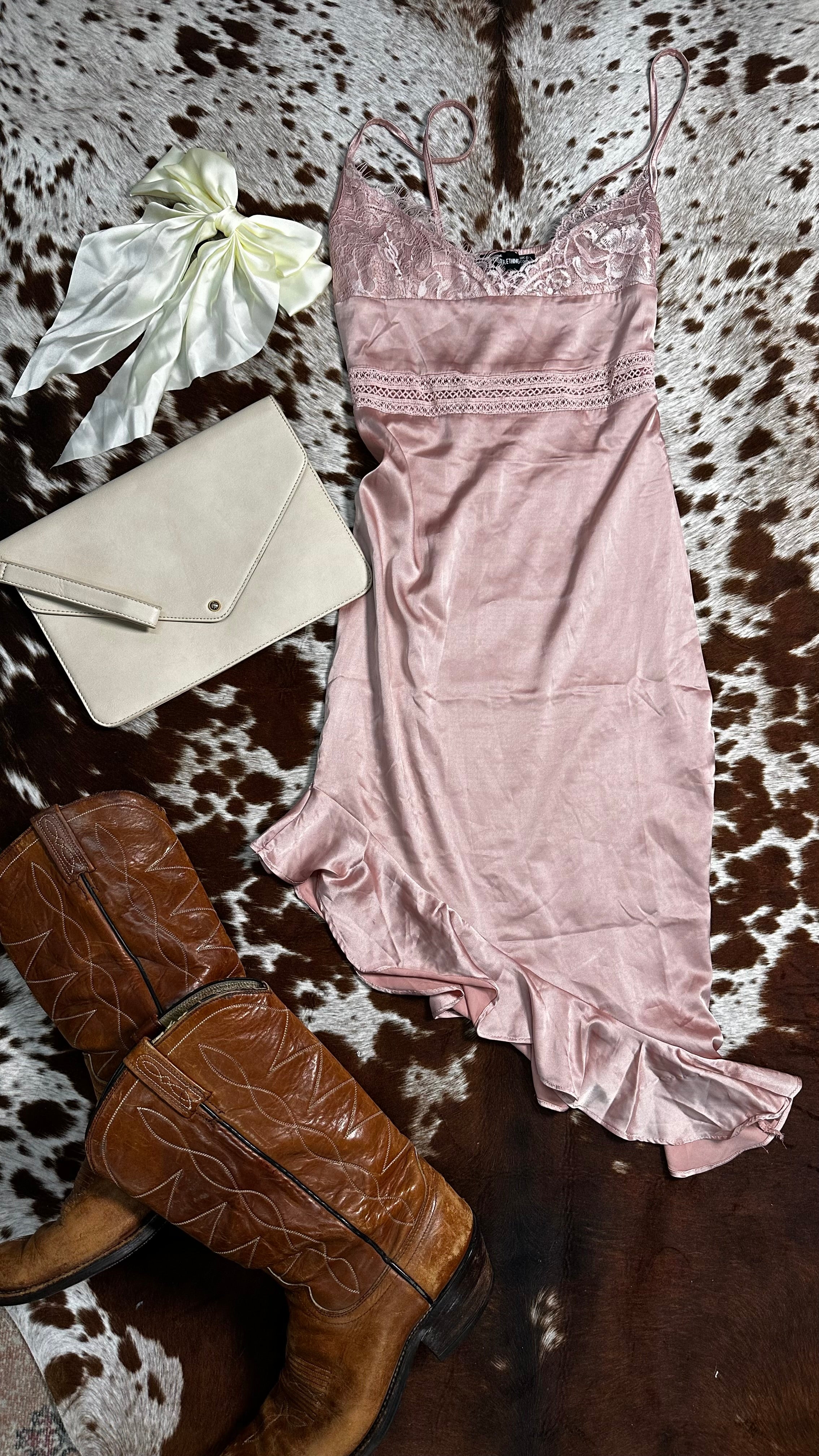 Slips, satins, lace